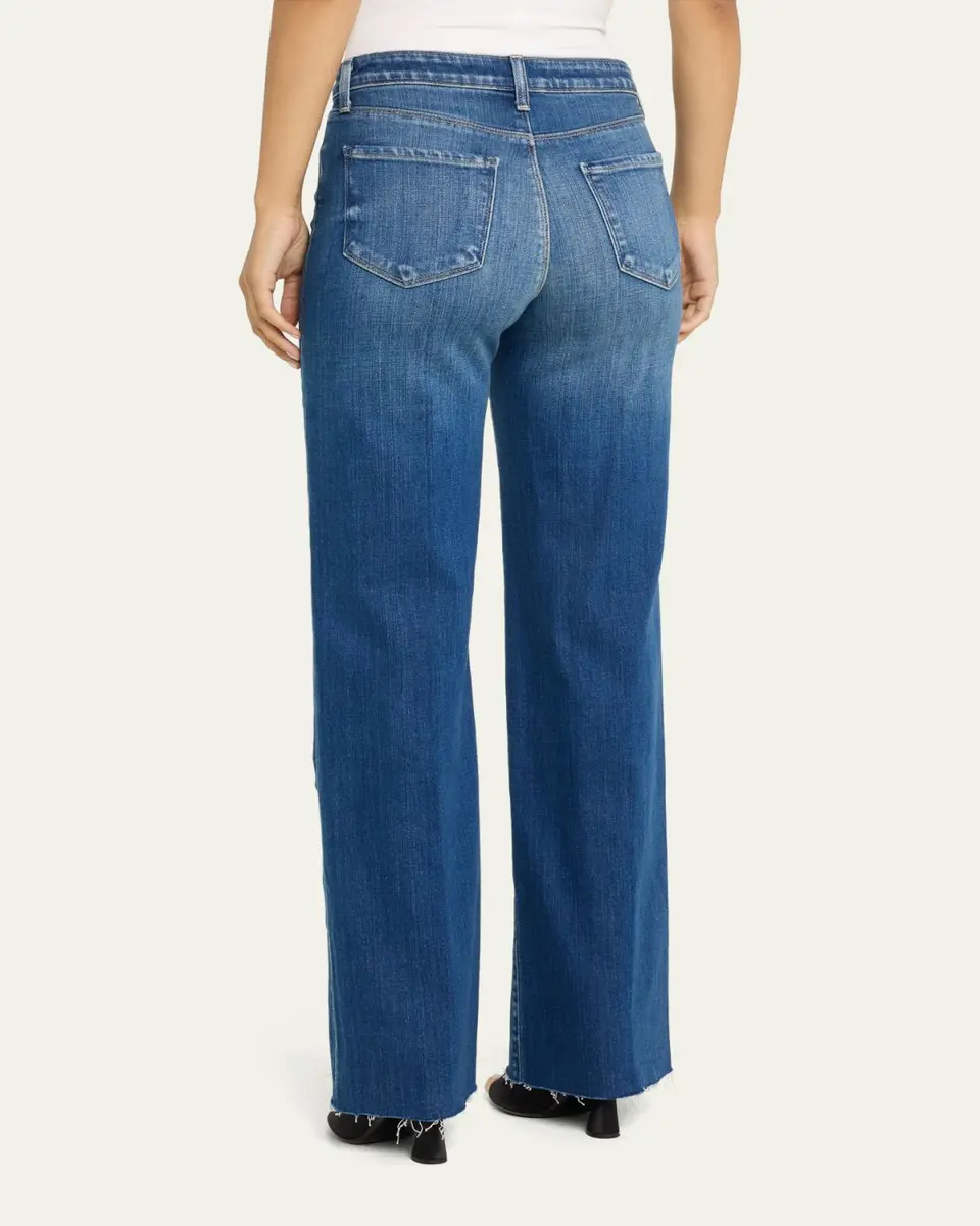 L'Agence Scottie High Rise Wide-Leg Jeans | Thumbnail 3