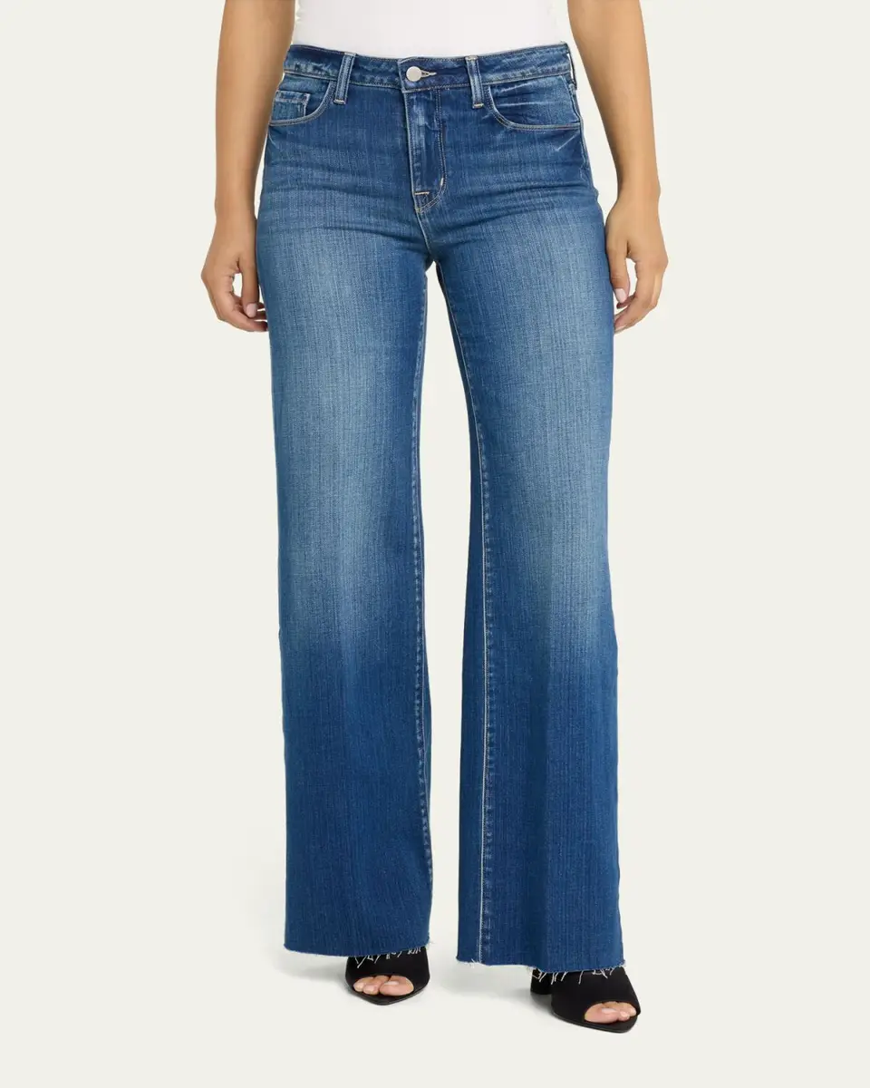 L'Agence Scottie High Rise Wide-Leg Jeans | Thumbnail 4
