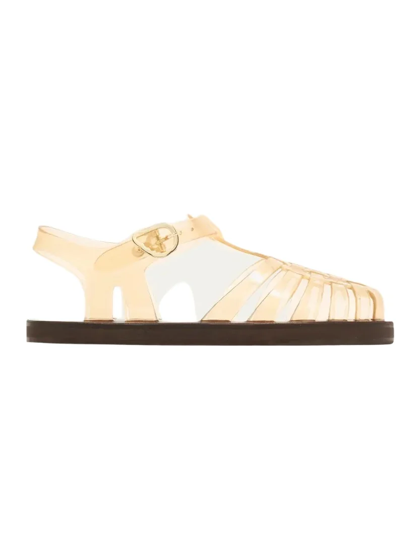 Homeria Transparent Jelly Fisherman Sandals