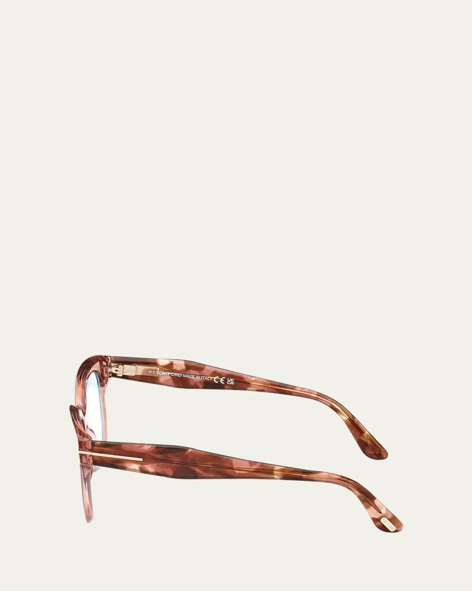 Tom Ford Round Acetate Optical Glasses | Thumbnail 3 Tom Ford Round Acetate Optical Glasses | Thumbnail 3