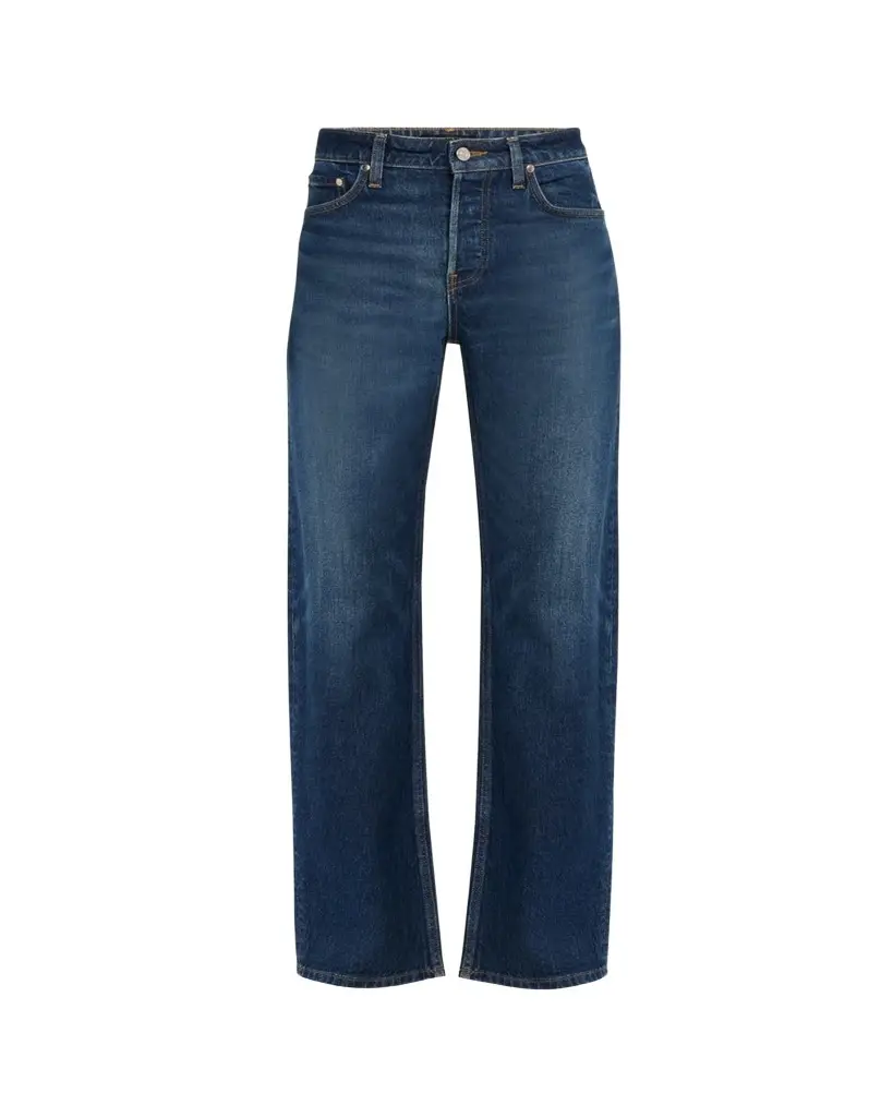 EB Denim Alida Mid-Rise Loose Bowed Jeans | Image 1 EB Denim Alida Mid-Rise Loose Bowed Jeans | Image 1