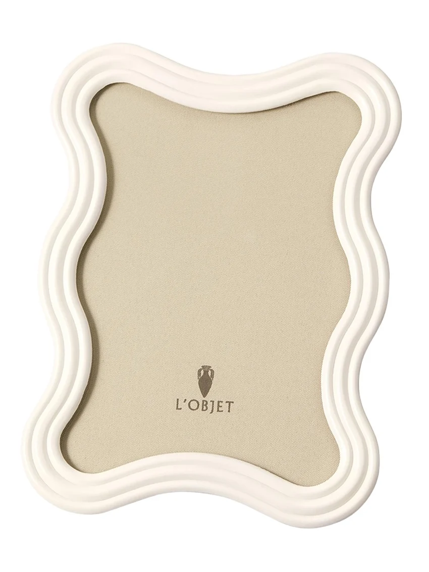L'Objet Ripple Enamel Photo Frame, 5" x 7"
