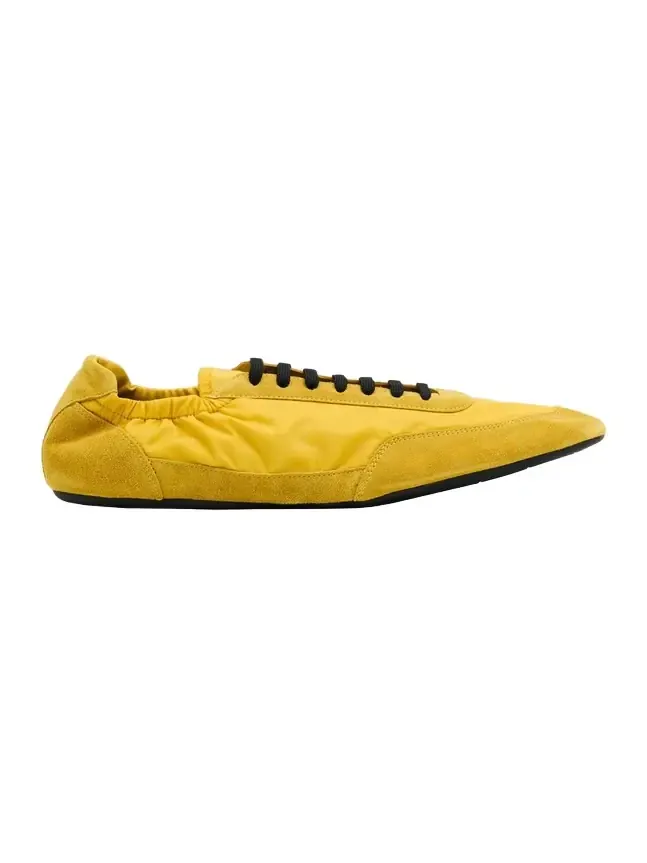 Men's Collapse Nylon and Suede Low-Top Sneakers Men's Collapse Nylon and Suede Low-Top Sneakers