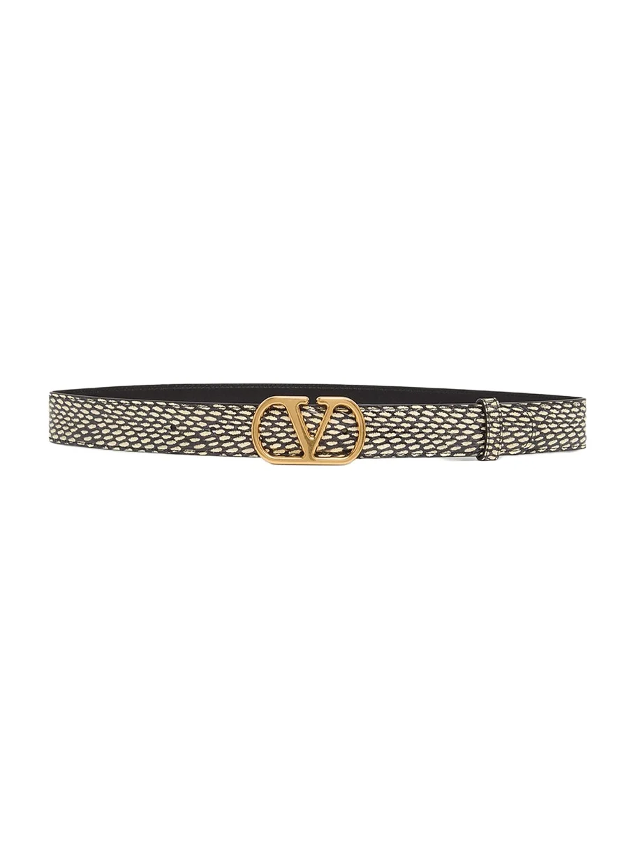 Valentino Garavani VLogo Signature Python Belt, 30mm