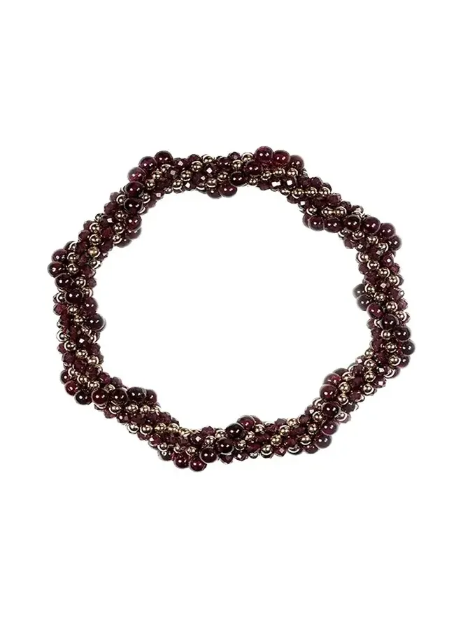 14K Garnet Agnes Bracelet