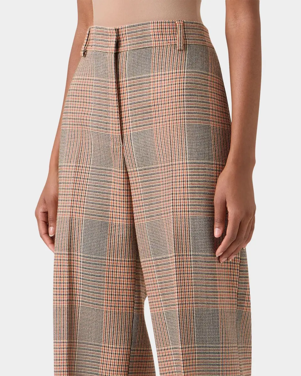 Akris punto Chiaro Glen Check Heavy Wool Twill Pants | Thumbnail 5 Akris punto Chiaro Glen Check Heavy Wool Twill Pants | Thumbnail 5
