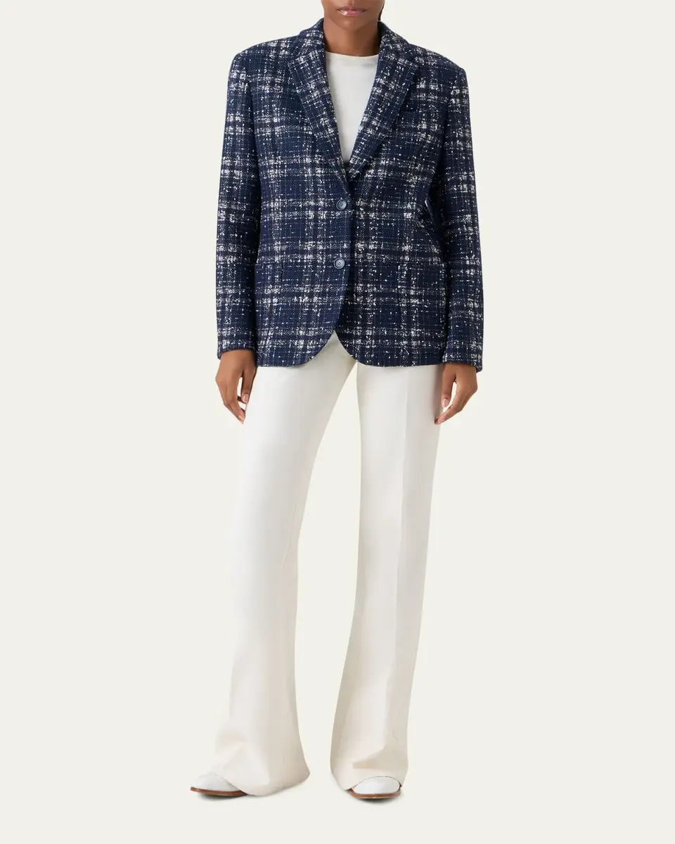 Akris Wool-Viscose Tweed Kora Jacket | Thumbnail 2 Akris Wool-Viscose Tweed Kora Jacket | Thumbnail 2