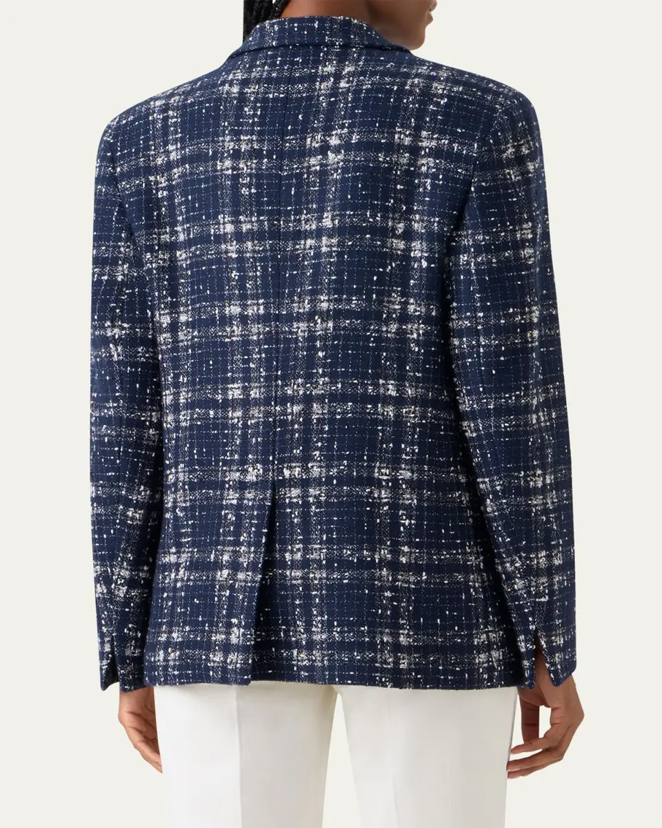 Akris Wool-Viscose Tweed Kora Jacket | Thumbnail 3 Akris Wool-Viscose Tweed Kora Jacket | Thumbnail 3