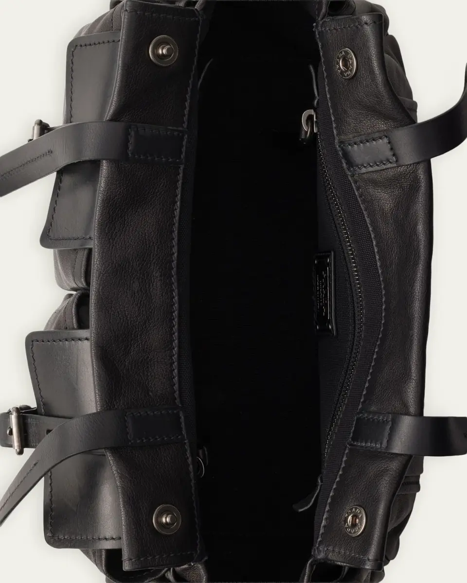 Prada Route Leather Tote Bag | Thumbnail 4