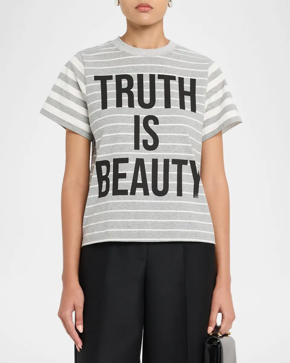 Libertine Truth Is Beauty Striped Short-Sleeve T-Shirt | Thumbnail 4 Libertine Truth Is Beauty Striped Short-Sleeve T-Shirt | Thumbnail 4