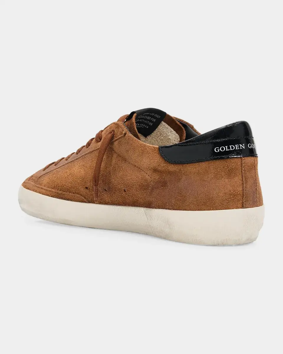 Golden Goose Men's Super-Star Suede Low-Top Sneakers | Thumbnail 2 Golden Goose Men's Super-Star Suede Low-Top Sneakers | Thumbnail 2