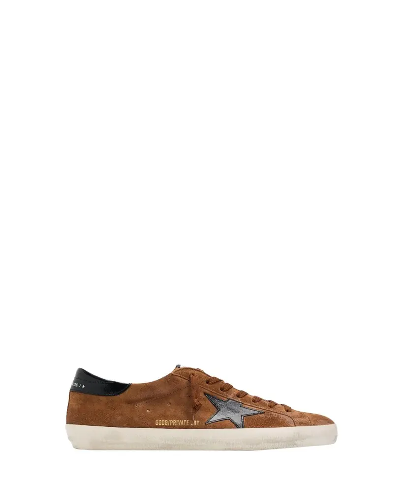 Golden Goose Men's Super-Star Suede Low-Top Sneakers | Image 1 Golden Goose Men's Super-Star Suede Low-Top Sneakers | Image 1