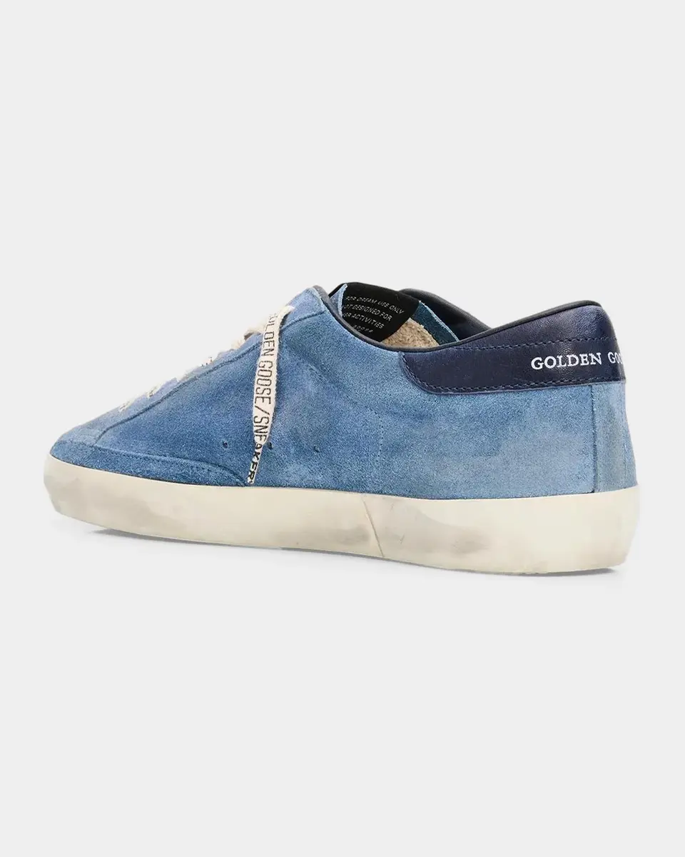 Golden Goose Men's Super-Star Suede Low-Top Sneakers | Thumbnail 2 Golden Goose Men's Super-Star Suede Low-Top Sneakers | Thumbnail 2