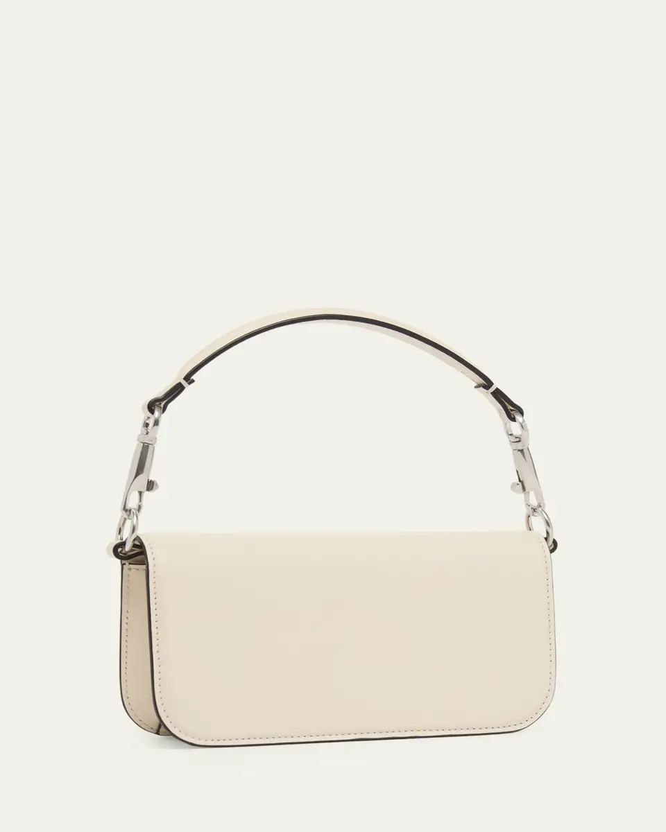 Valentino Garavani Loco Crystal VLogo Leather Shoulder Bag | Thumbnail 3 Valentino Garavani Loco Crystal VLogo Leather Shoulder Bag | Thumbnail 3