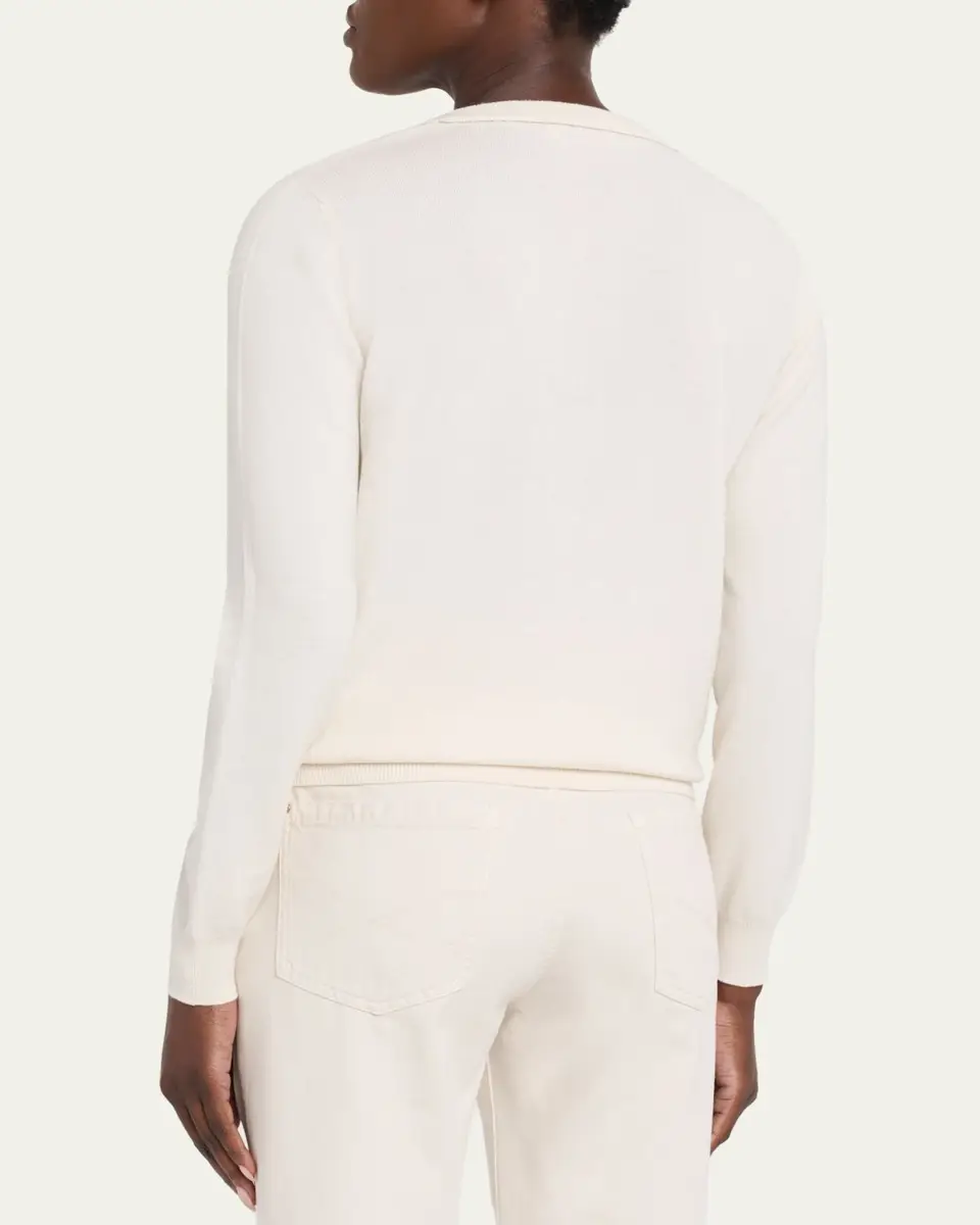 Brunello Cucinelli V-Neck Cashmere Sweater | Thumbnail 3