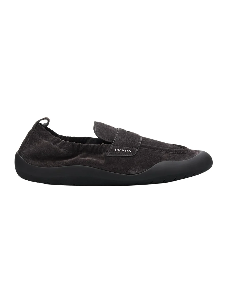 Prada Men's Speedrock Suede Penny Loafers