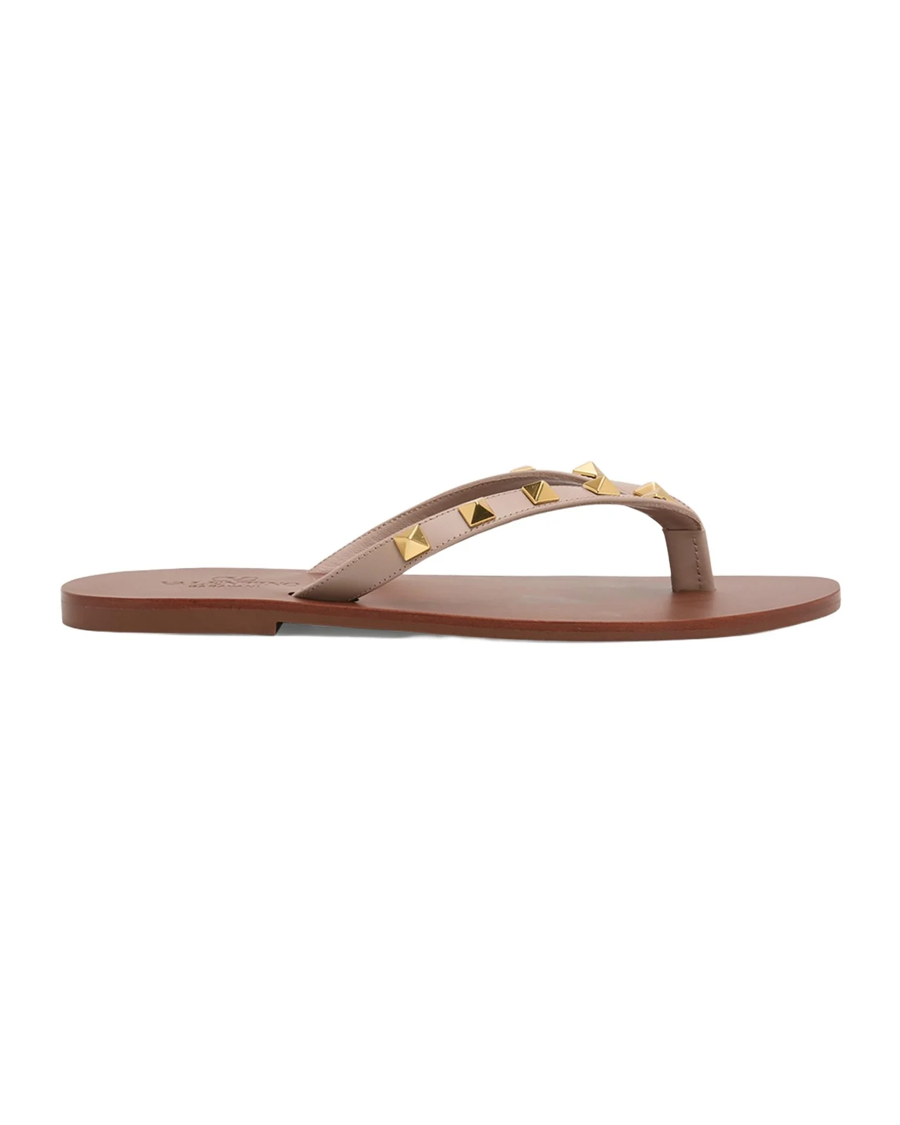 Rockstud Leather Flat Thong Sandals Rockstud Leather Flat Thong Sandals