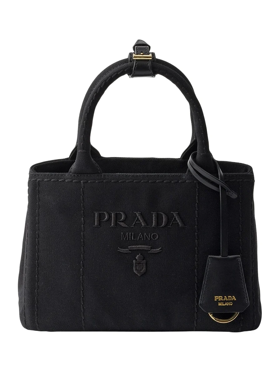 Jardiniere Mini Cotton Canvas Top-Handle Bag