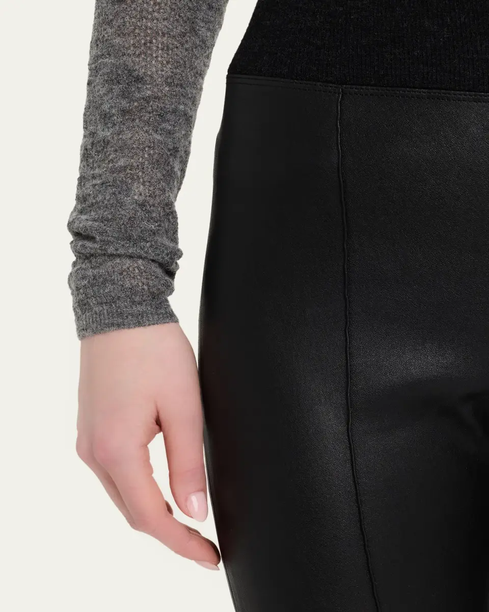 Brunello Cucinelli Leather Ankle Pants | Thumbnail 5 Brunello Cucinelli Leather Ankle Pants | Thumbnail 5