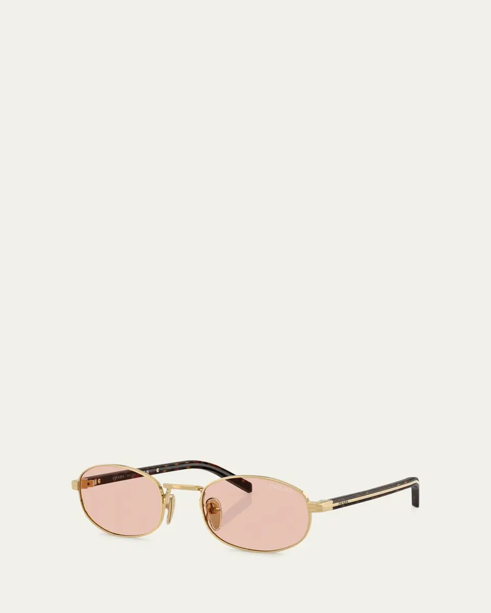 Prada PR B53S Steel Oval Sunglasses | Thumbnail 2