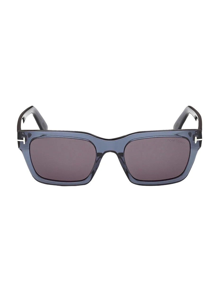 Tom Ford Men's Andy 02 55mm Square Acetate Sunglasses