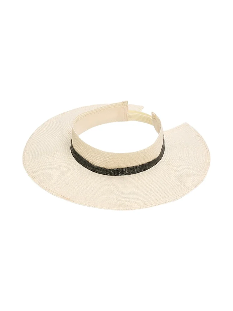Hemp Visor with Monili Band Hemp Visor with Monili Band