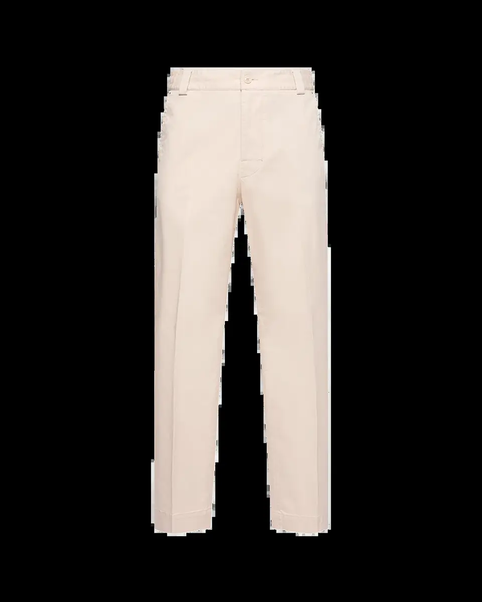 Moncler Men's Tailored Stretch Cotton Straight-Leg Pants | Thumbnail 2 Moncler Men's Tailored Stretch Cotton Straight-Leg Pants | Thumbnail 2