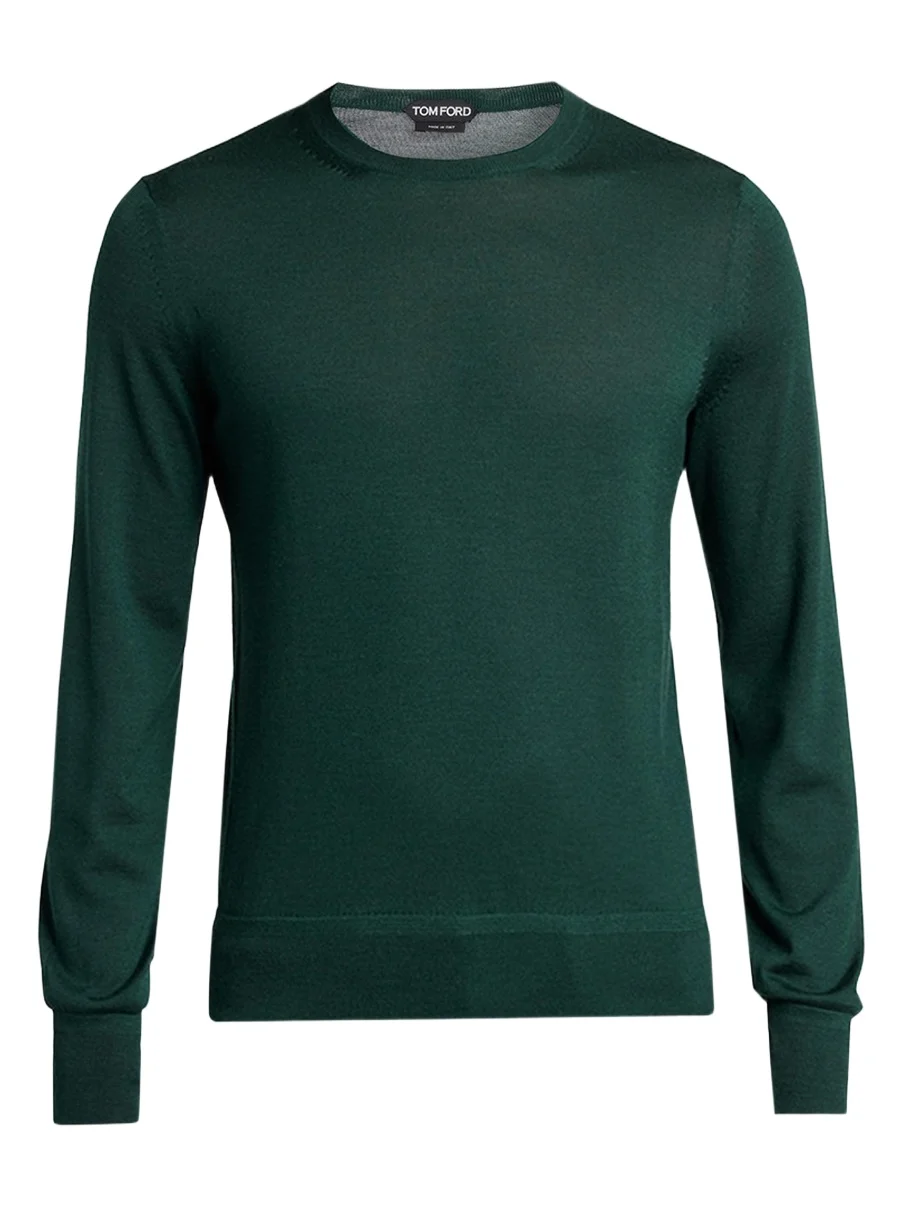 Men's Fine Gauge Cashmere-Blend Sweater Men's Fine Gauge Cashmere-Blend Sweater