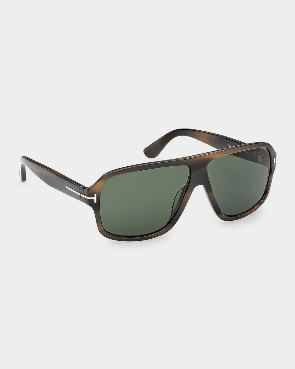 Tom Ford Men's William-02 Acetate Rectangle Sunglasses | Thumbnail 5 Tom Ford Men's William-02 Acetate Rectangle Sunglasses | Thumbnail 5