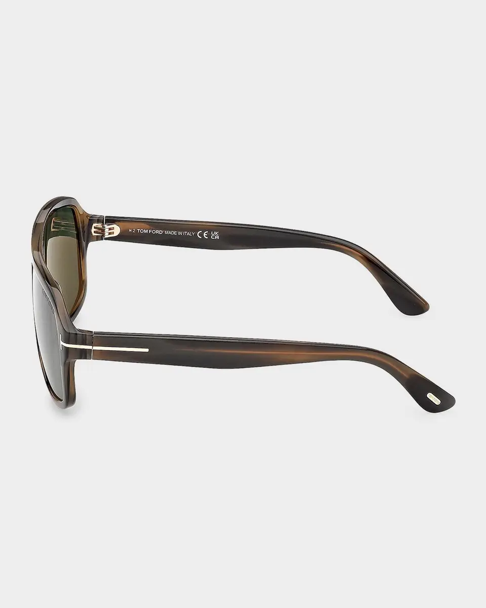 Tom Ford Men's William-02 Acetate Rectangle Sunglasses | Thumbnail 6 Tom Ford Men's William-02 Acetate Rectangle Sunglasses | Thumbnail 6