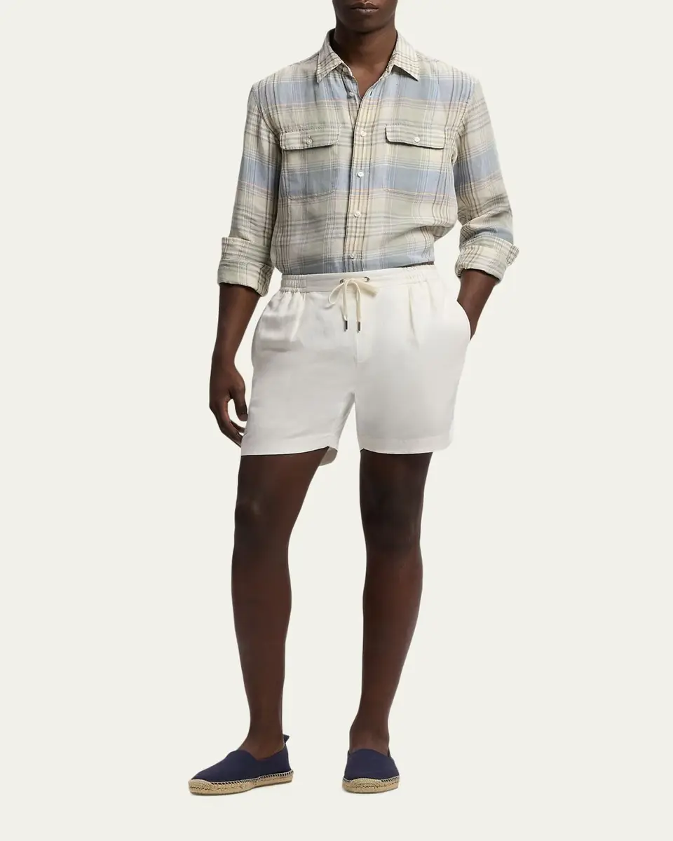 Ralph Lauren Purple Label Plaid Linen Shirt | Thumbnail 2 Ralph Lauren Purple Label Plaid Linen Shirt | Thumbnail 2
