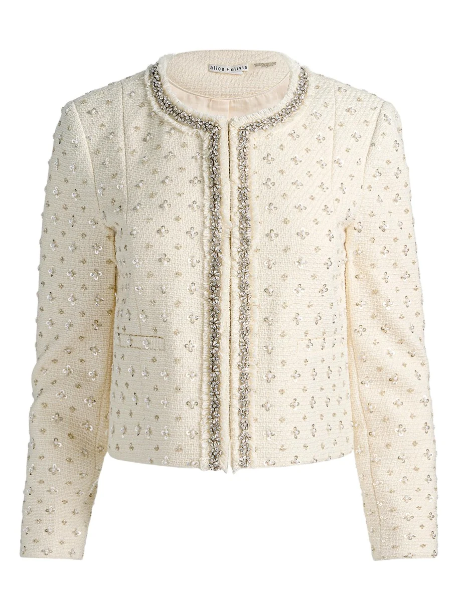 Thomasina Embellished Tweed Jacket