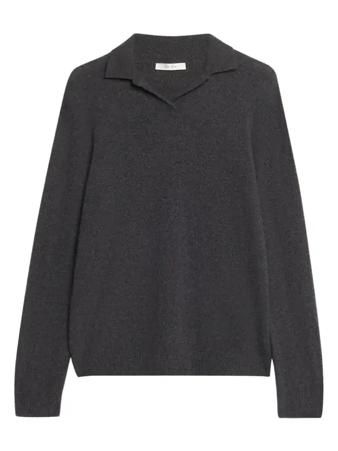 Oashi Cashmere Knit Polo Top Oashi Cashmere Knit Polo Top