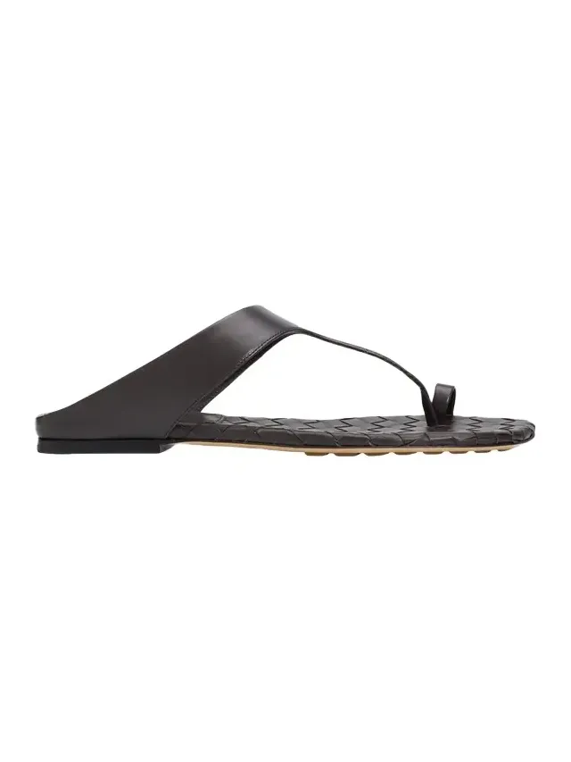 Livia Lagoon Nappa Leather Flat Toe-Ring Sandals Livia Lagoon Nappa Leather Flat Toe-Ring Sandals