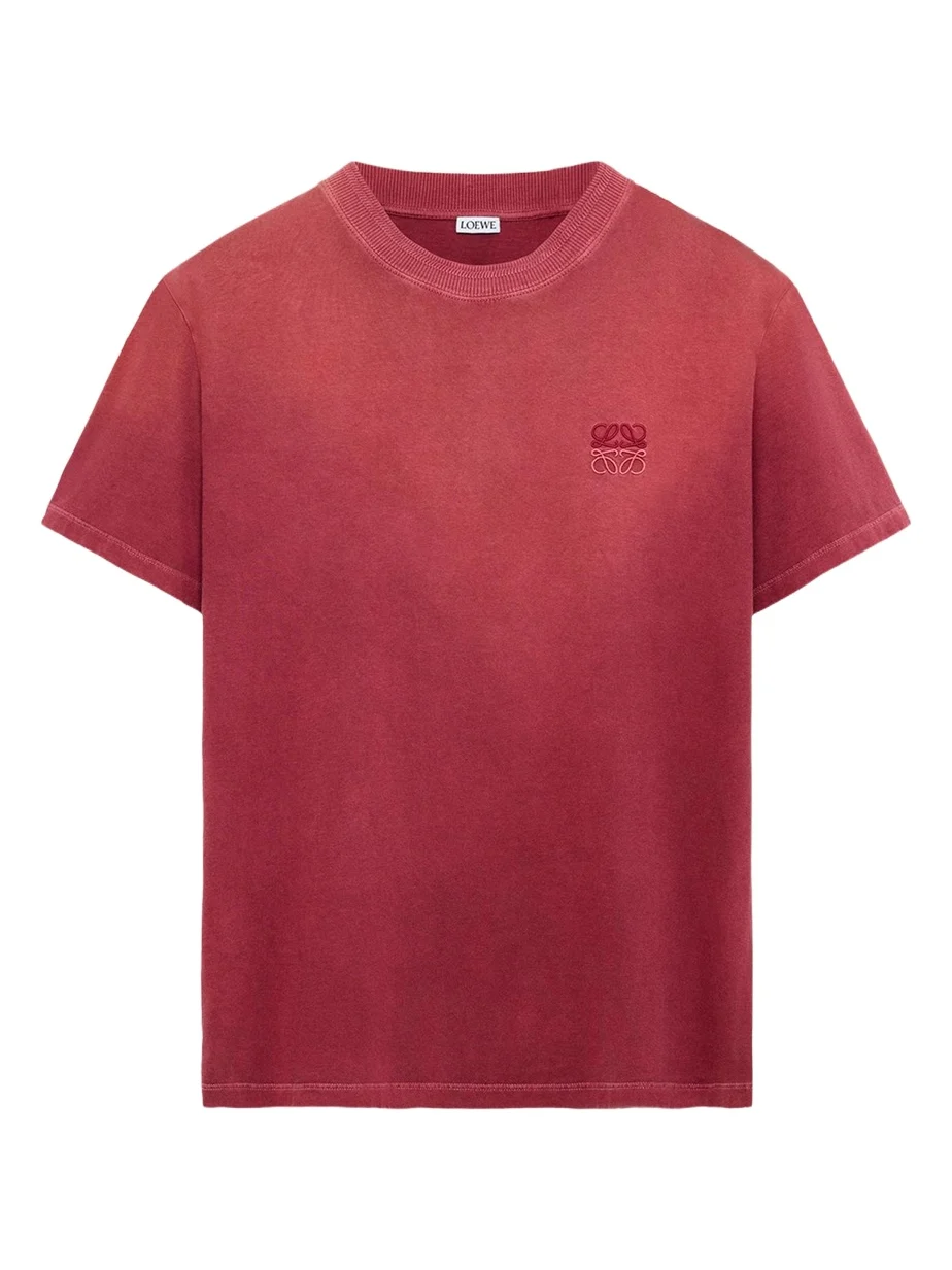 Men's Faded Degrade-Anagram Crewneck T-Shirt Men's Faded Degrade-Anagram Crewneck T-Shirt