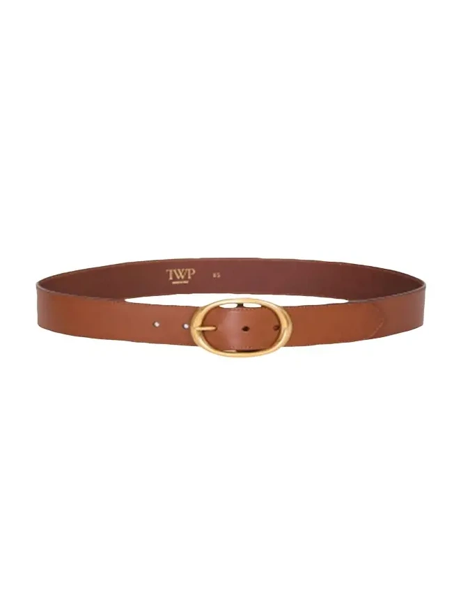Wide Vachetta Leather Belt