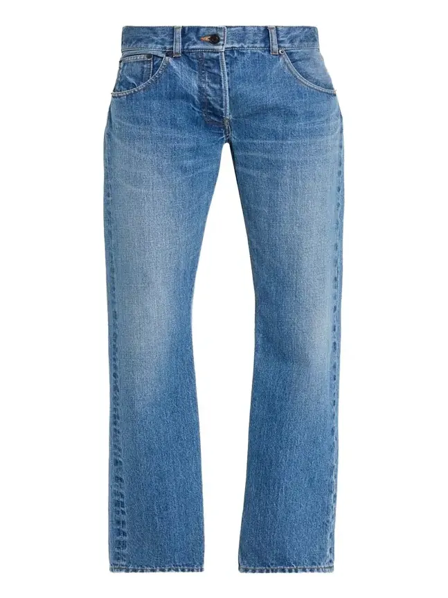 Fima Low-Rise Straight-Leg Ankle Jeans Fima Low-Rise Straight-Leg Ankle Jeans