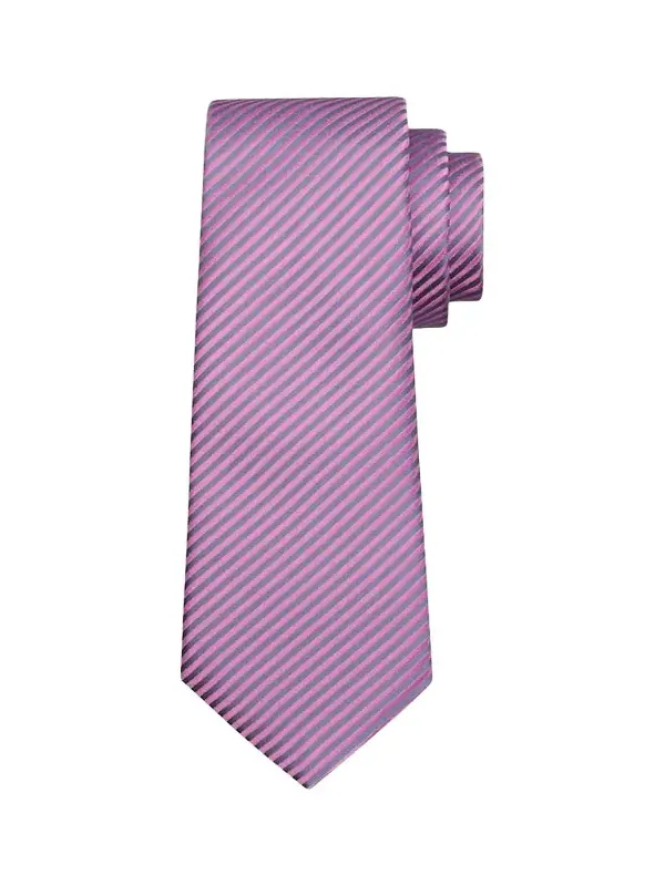 Men's Bicolor Stripe Silk Tie