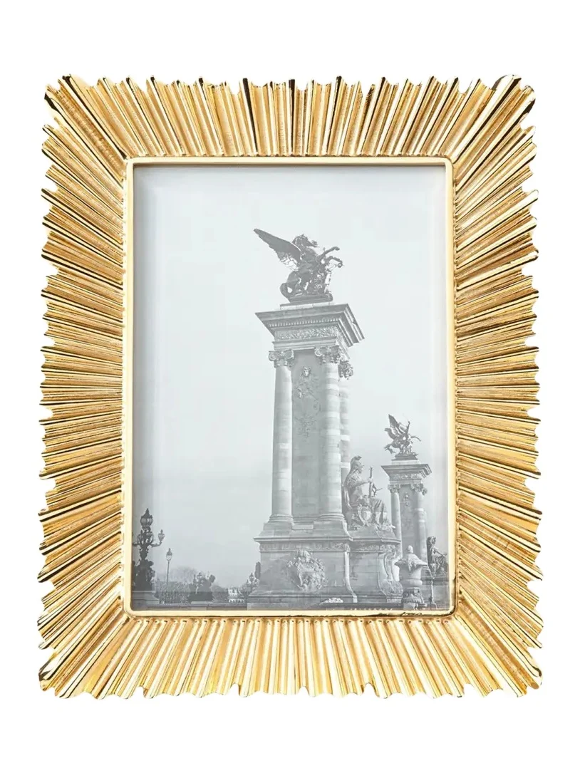 L'Objet Ray Gold-Plated Picture Frame, 5" x 7"