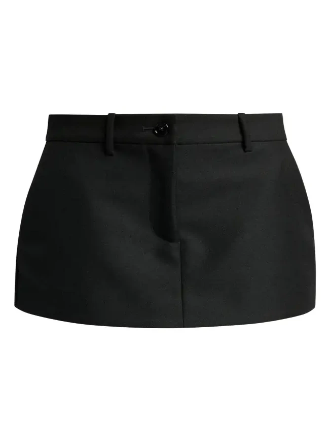 Balenciaga Starch Regenerative Wool Mini Hybrid Skort