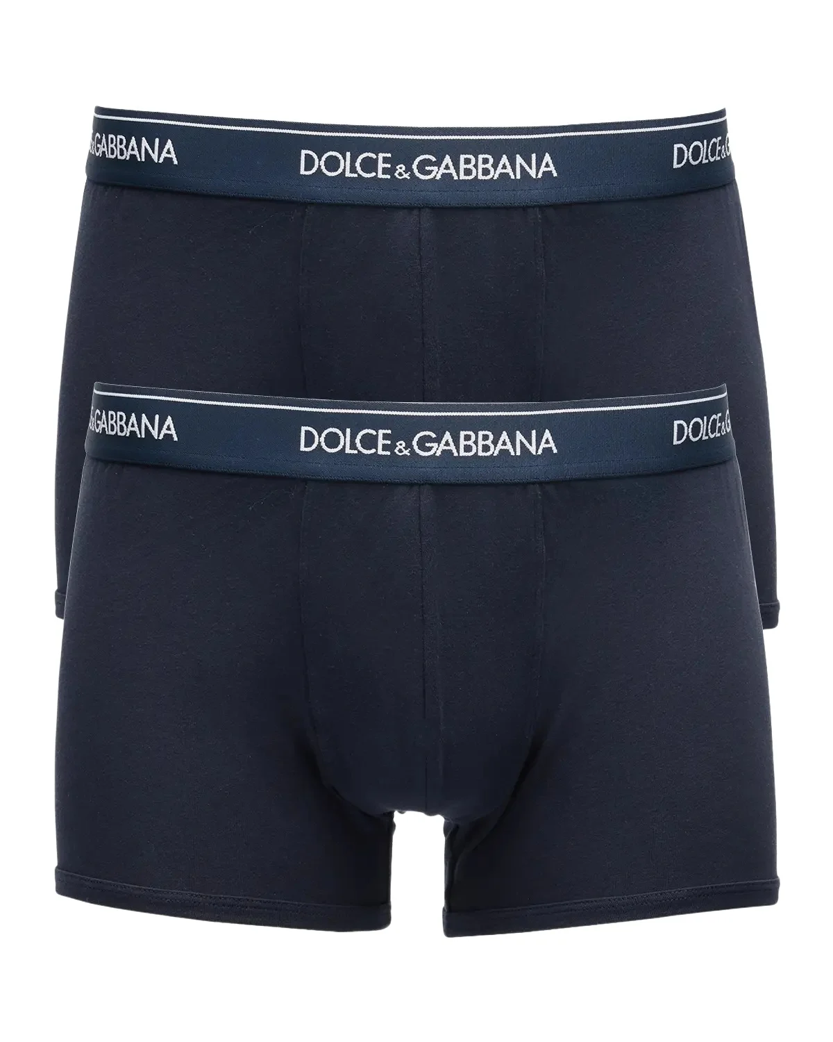 Dolce & Gabbana Men's Logo Band 2-Pack Boxer Briefs