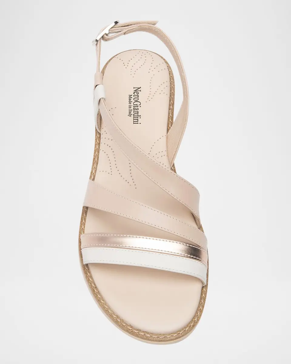 NeroGiardini Strappy Leather Sandals | Thumbnail 5 NeroGiardini Strappy Leather Sandals | Thumbnail 5