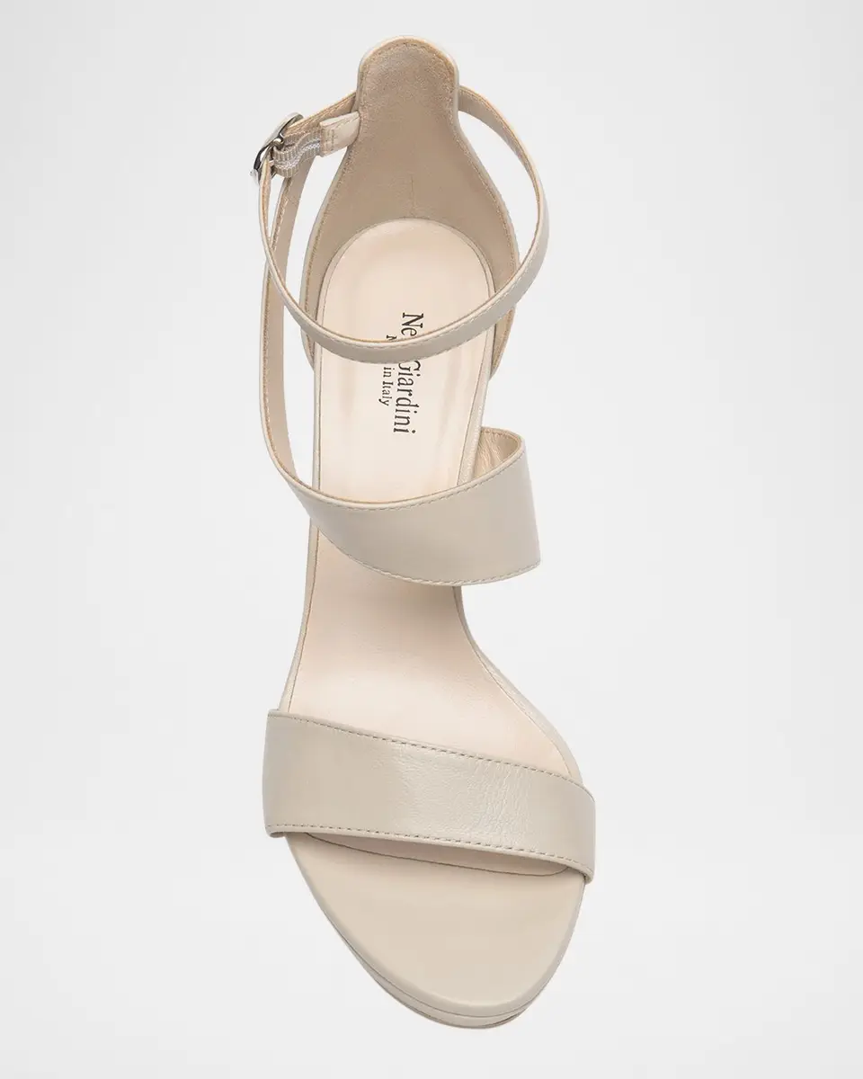 NeroGiardini Leather Ankle-Strap Platform Sandals | Thumbnail 5 NeroGiardini Leather Ankle-Strap Platform Sandals | Thumbnail 5