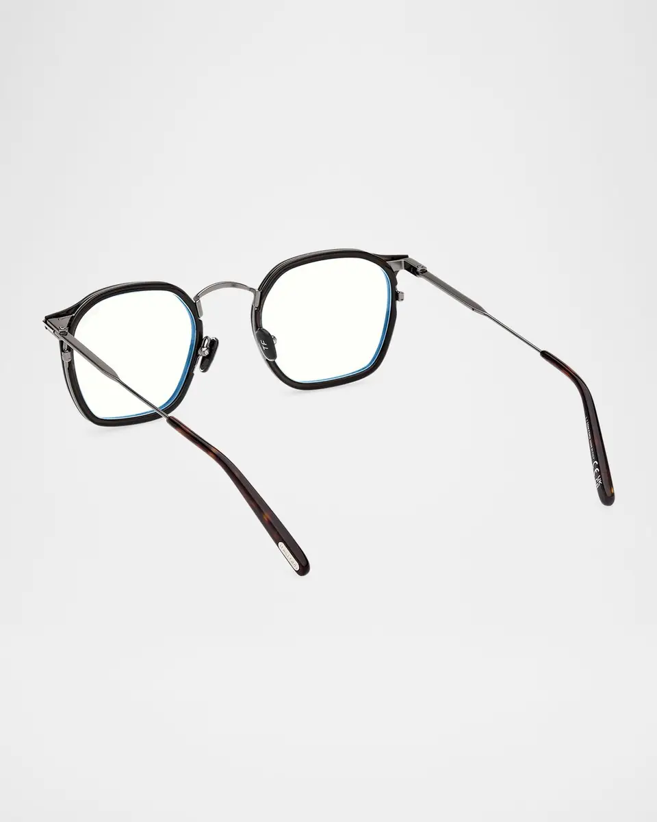 Tom Ford Men's FT5974-BM Square Blue-Block Optical Frames | Thumbnail 2 Tom Ford Men's FT5974-BM Square Blue-Block Optical Frames | Thumbnail 2