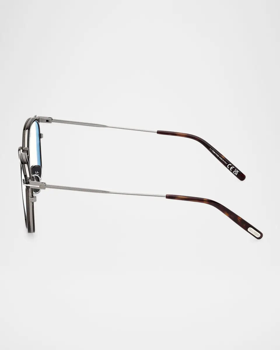 Tom Ford Men's FT5974-BM Square Blue-Block Optical Frames | Thumbnail 4 Tom Ford Men's FT5974-BM Square Blue-Block Optical Frames | Thumbnail 4