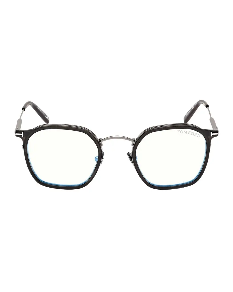 Tom Ford Men's FT5974-BM Square Blue-Block Optical Frames | Image 1 Tom Ford Men's FT5974-BM Square Blue-Block Optical Frames | Image 1