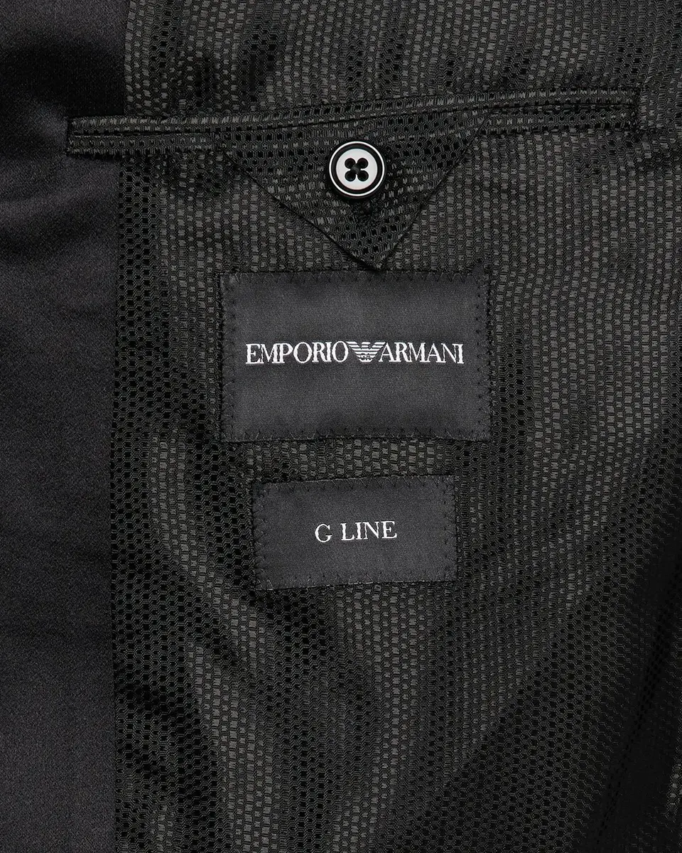 Emporio Armani Men's Tonal Plaid Peak Lapel G Line Tuxedo | Thumbnail 7 Emporio Armani Men's Tonal Plaid Peak Lapel G Line Tuxedo | Thumbnail 7