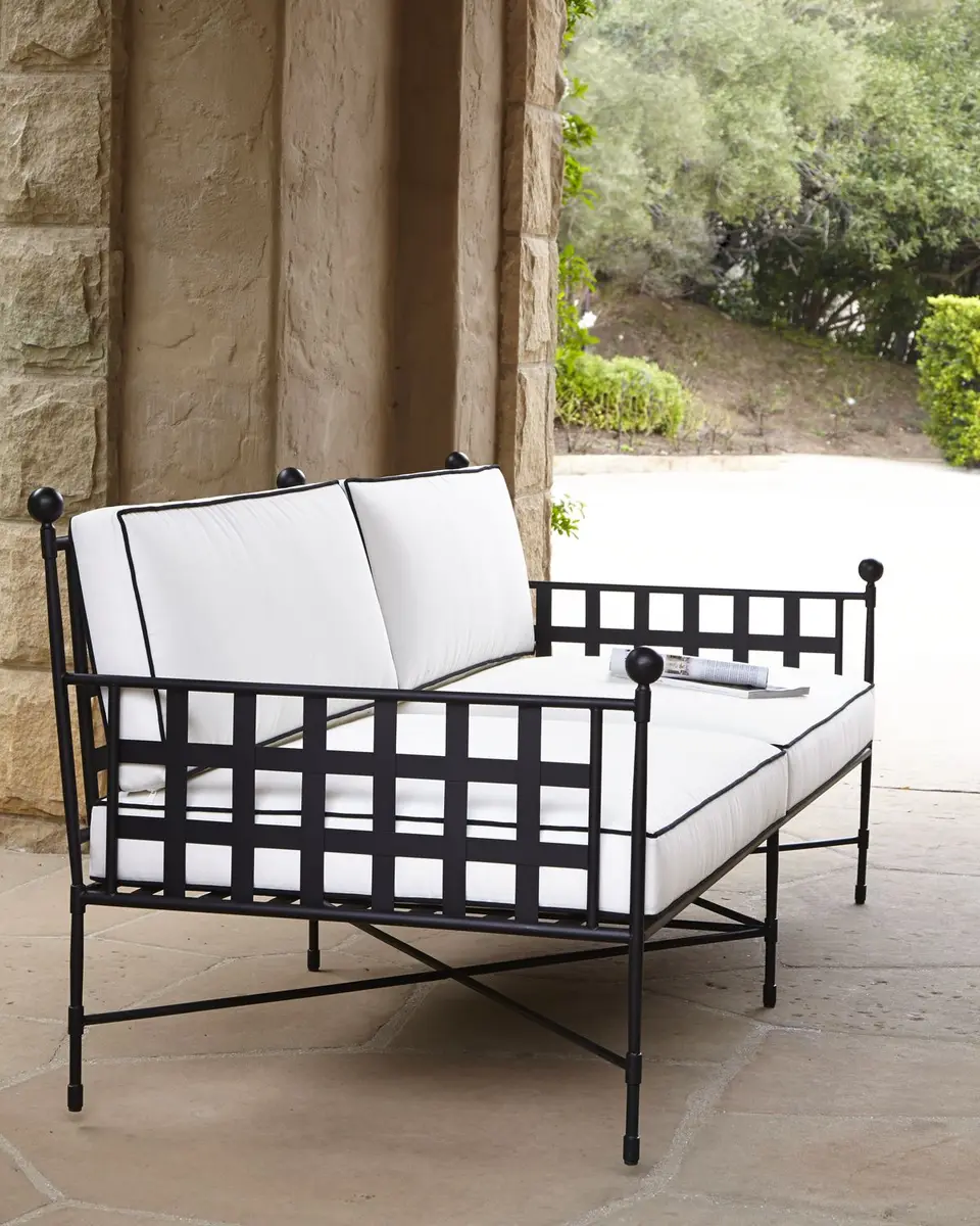 Neiman Marcus Avery Neoclassical Outdoor Sofa