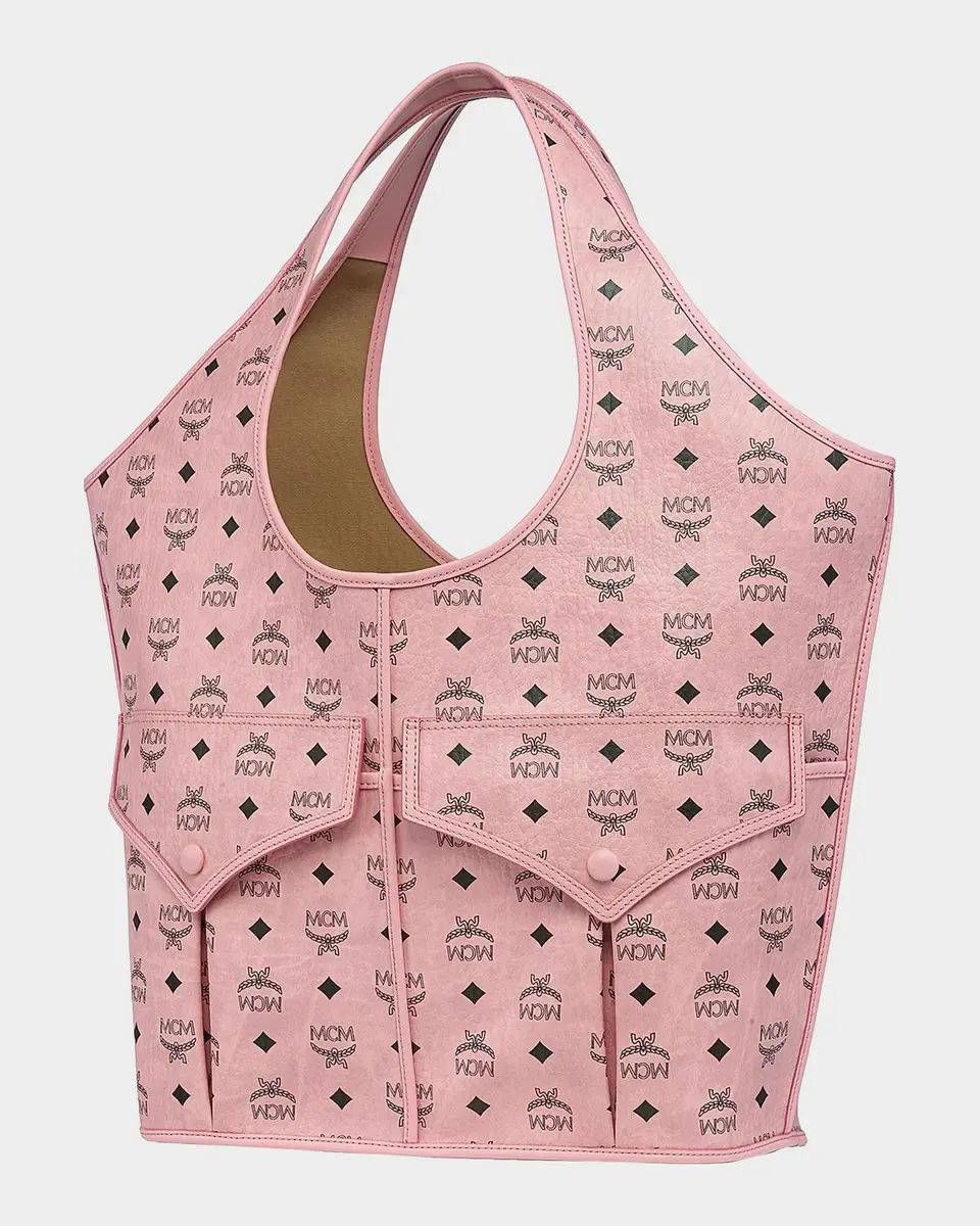 MCM Leni Visetos Shopper Tote Bag | Thumbnail 7 MCM Leni Visetos Shopper Tote Bag | Thumbnail 7