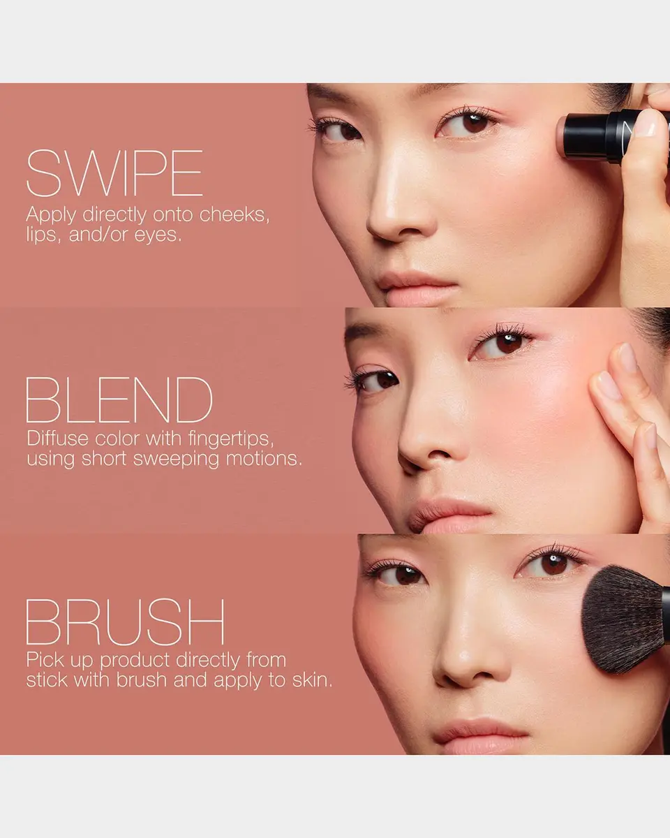 NARS The Multiple Soft Blur Blush Stick for Cheeks, Eyes & Lips - Swing | Thumbnail 5 NARS The Multiple Soft Blur Blush Stick for Cheeks, Eyes & Lips - Swing | Thumbnail 5